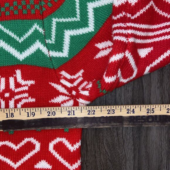 JOYIN Santat's Favorite Ho! Ugly Sweater Built-in Light Bulbs XL NWOT - Picture 13 of 16